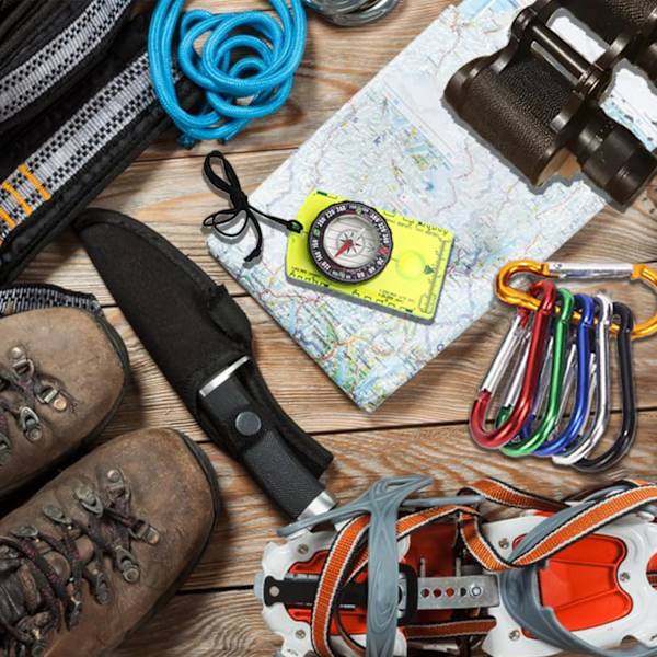 1 st. Orientering Kompass Vandring Överlevnad Navigationskompass, Avancerad Scout Kompass Camping Professionell Multifunktionell