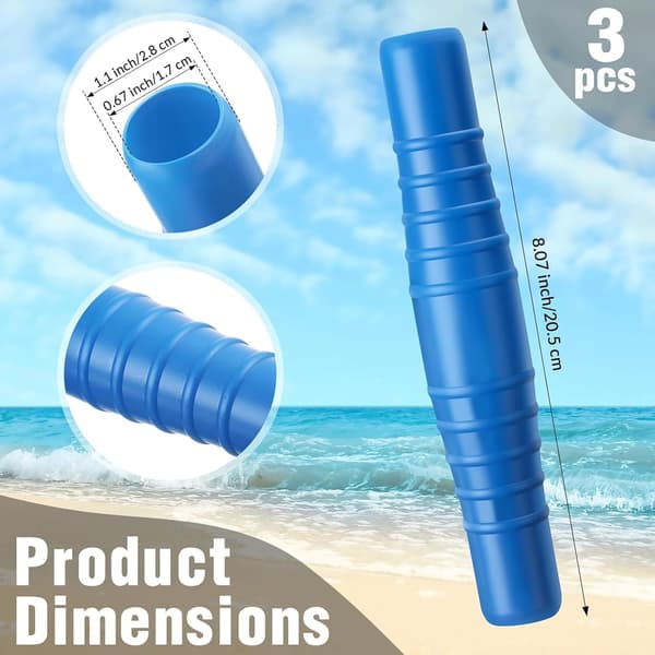 Praktisk poolslangeadapterkit, nem installation, tilpasningskonvertering til swimmingpools