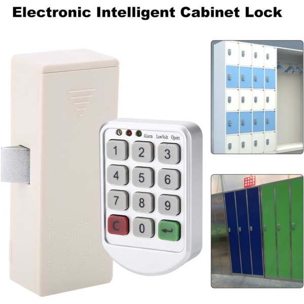 Smart Dörrlås, Digital Electronic, för biometriskt fingeravtryckslås, Fingerprint Password Keyless En