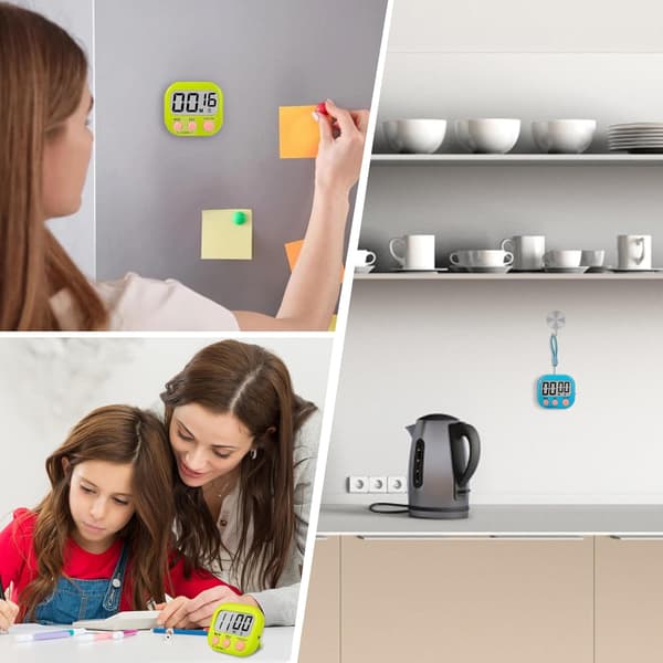 Klassrumstimer för barn och lärare, 2-pack digitala timrar
