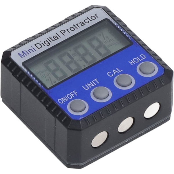 Sterk magnetisk adsorpsjonsdesign, multivinkel vippemåling, med display, 4 enhetsmoduser 2 målinger