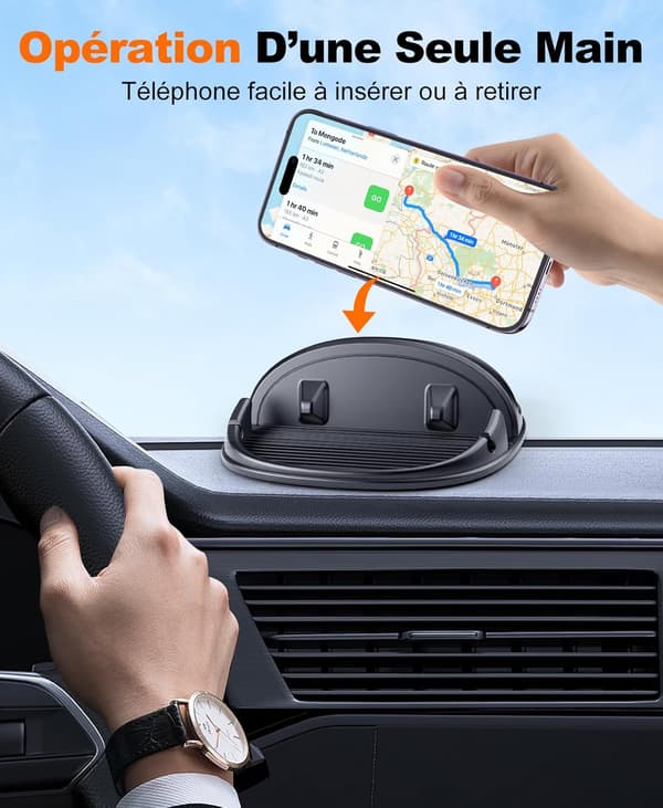 Biltelefonholder, Universal Bilinstrumentbrætmontering