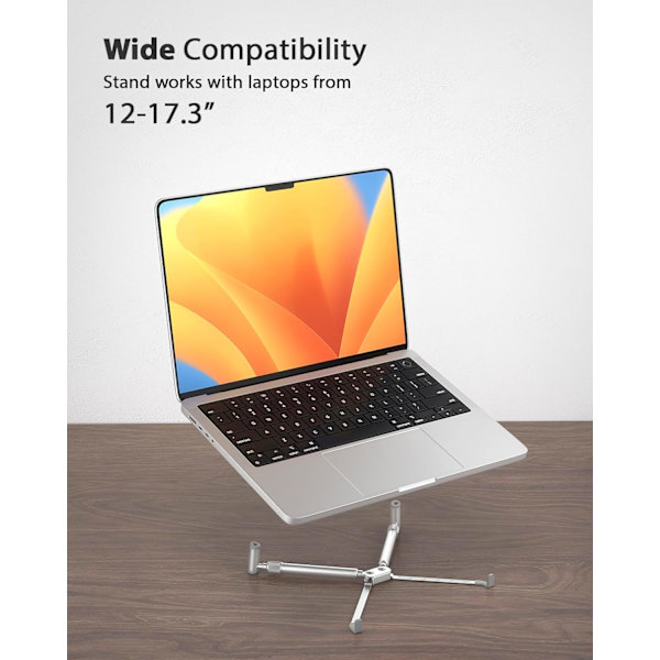 Premium Kylsystem Stativ, Bärbar Laptopstativ för 12-17,3\" Kompatibel med Alla Bärbara Datorer MacB
