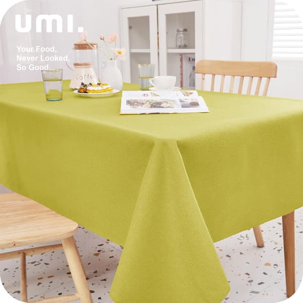 Vattentät rektangulär duk, fläckbeständig, rutmönstrad