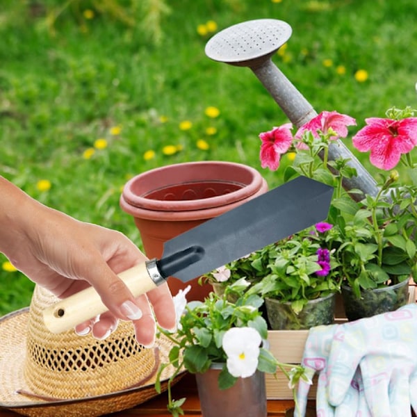 Liten hagespade Håndspade Manuell hagespade Grave spade for planting potteplanter Luking Dyrking av blomster