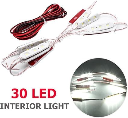 40 LED-kit för superljus interiörbelysning i bil