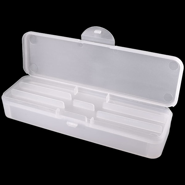 (White) Double-layer personal storage box for professional nail pens, nail brushes, tools