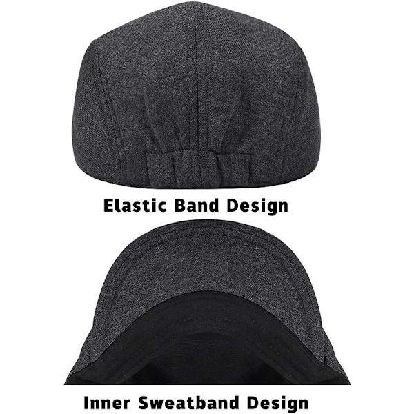 Herr Platt Kepsgatsby Newsboy Lvy Irländska Hattar Kör Cabbie H