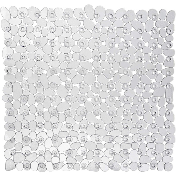 Paradise Antracit Duschmatta - halkfri, sugkopp, PVC,