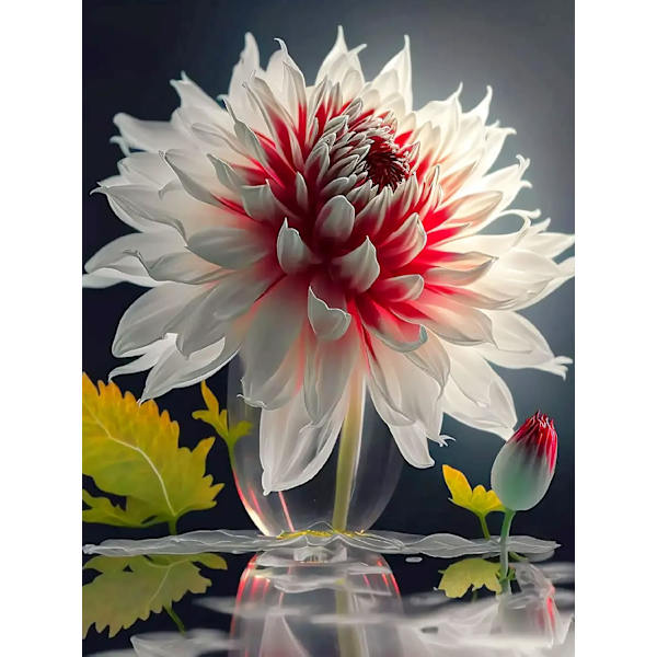 Lotus DIY 5D Timanttimaalaus 30x40cm (Tyyli 5)