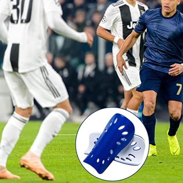 2 Par Fotbollsskydd för Barn och Vuxna, Andningsbara Skyddshylsor för Pojkar & Flickor Fotbollsmatcher, Skyddande EVA