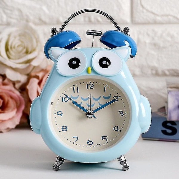 Barnalarmklocka Hög Uggla Klocka Tyst Non-Ticking Analog