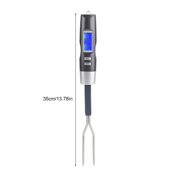 Kötttermometer, LCD-display Digital Kötttermometer Gaffel G