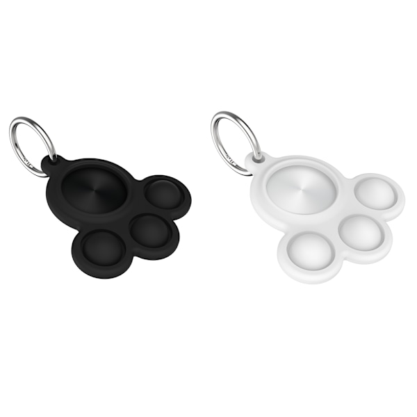 2-pack Airtag-hållare kompatibel med Apple Air Tag-fodral Sili