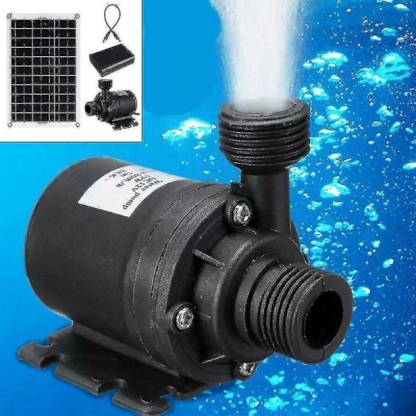 Solpanel-driven vattenpump 50w 800l/h, dammträdgårds akvariumpumpstillbehör