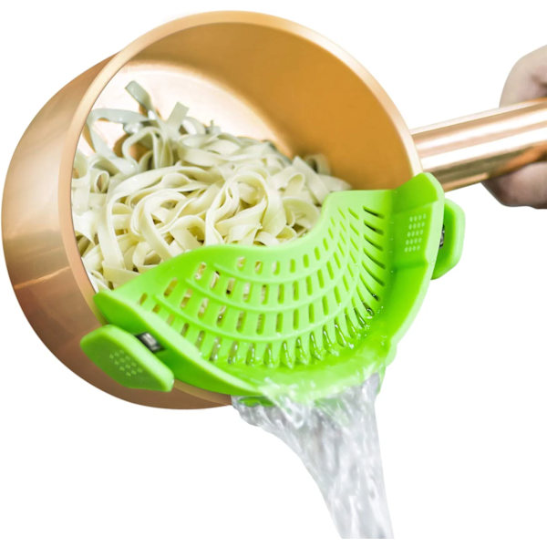 Clip-on si til gryder og pander Silikone Pastasigter C