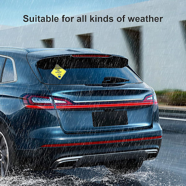 2 kpl Vauva kyydissä -kyltti autoon, varoitustarra