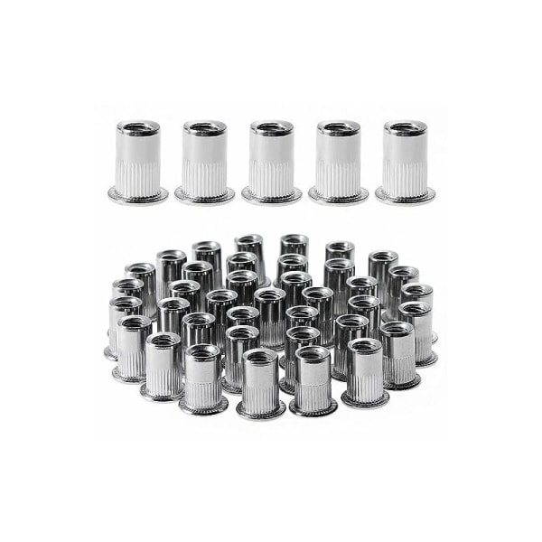 100 stk. M4×11 fladhoved gevindnitte, rustfrit stål gevind