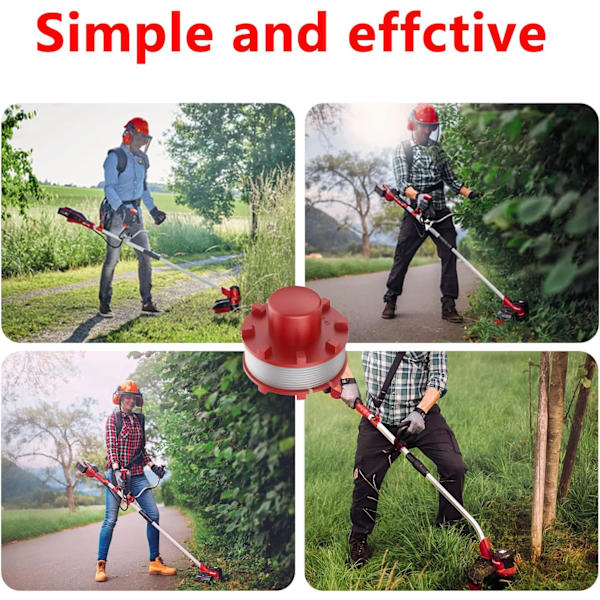 Reservedelsspole til trimmer, kompatibel med Einhell GE-CT 36/30Li E,