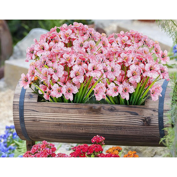 10 Bundter Kunstige Blomster Udendørs UV-Resistente Kunstige Blomster N