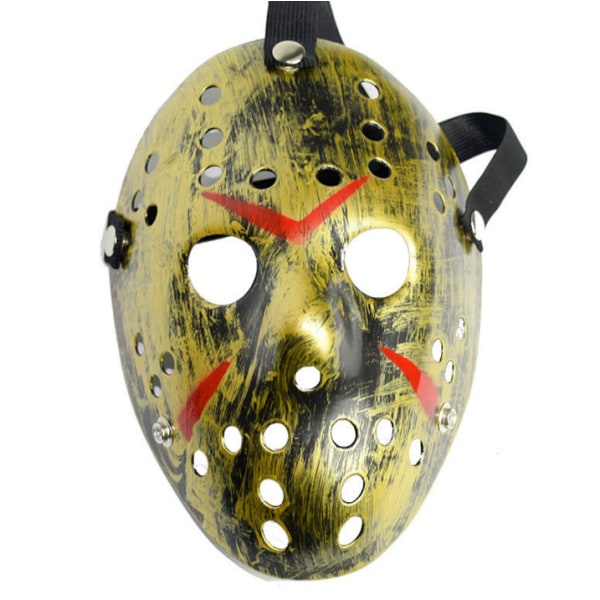 Jason Mask Cosplay Halloween Kostym Mask Prop Skräckhockey