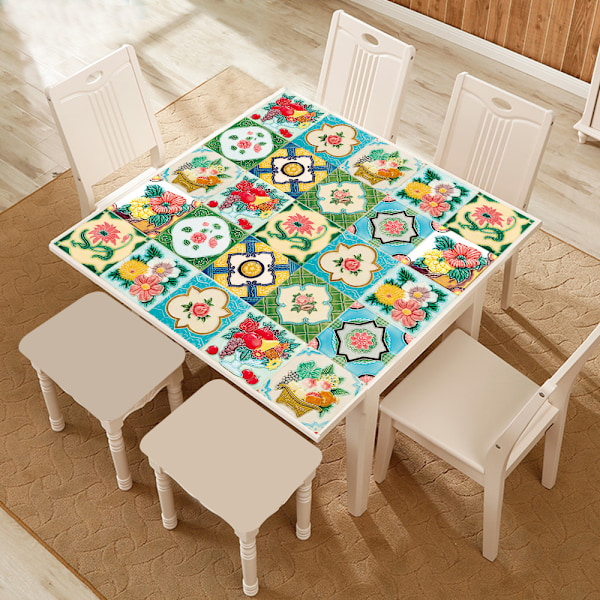 20 ark (15 x 15 cm) Mandala väggstickers - PVC - Vattentät（stil 3）