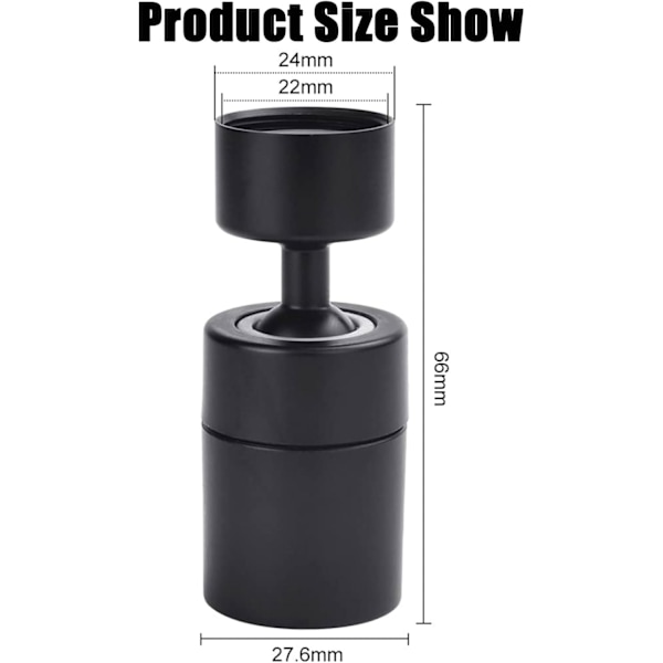 St Faucet Munstycke, Köksblandare Munstycke, 360° Vridbar Blandare Luftare Köksblandare Munstycke, 2 Lägen Stor Roterbar Kitc