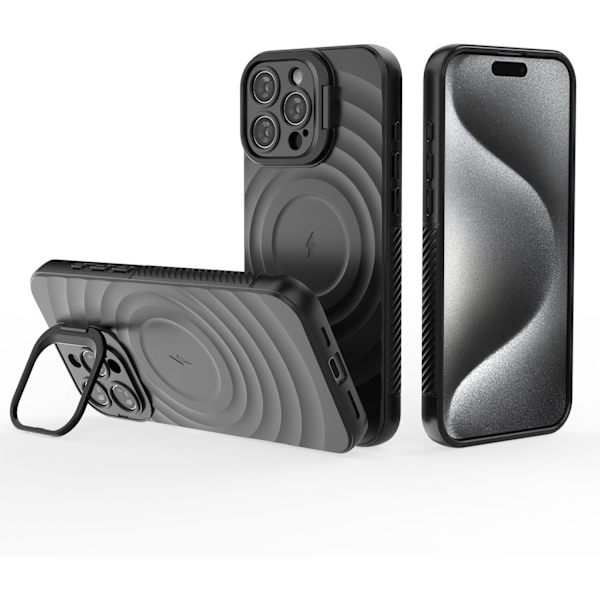 iPhone 16 Pro Max Skal, Stark Magnetisk Kompatibel med MagSafe, Mjuk Touch, Släppresistent Hudkänsla Bakre Skydd S