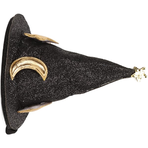 (Sort) Hamster Hat, Mini Lille Dyr Hat Lizard Halloween Hexe Hat med Justerbar Rem til Skægget Dragon Guinea Pi