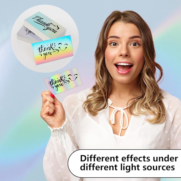 100 st tackkort (laser), roliga tackkort, du är fantastisk kort Positi