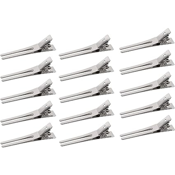 100 stk. Alligator Hårklemmer, DIY Metal Hårklemmer, Hårklemme