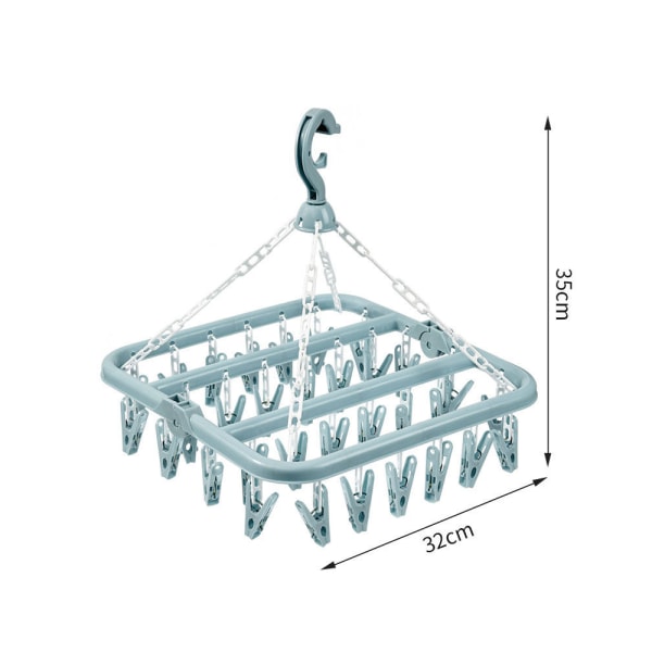 2 Foldable Drying Racks Henger, Hanging Drying Rack, Windproof, 3