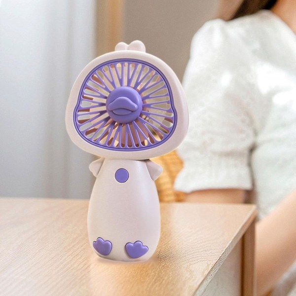 x Mini Kannettava Ankkafani 3 Tuulennopeutta Hiljainen Lasten Lahja