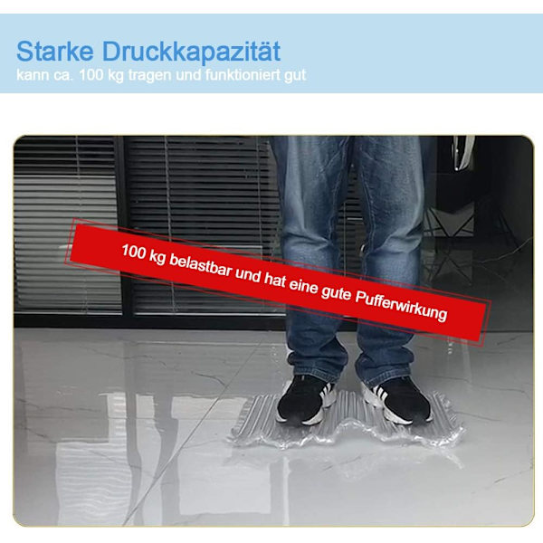 1 stk - Bobleplast 30cm x 50m - Oppblåsbar pute - Oppblåsbar for tung pakking og flytting - Flott W