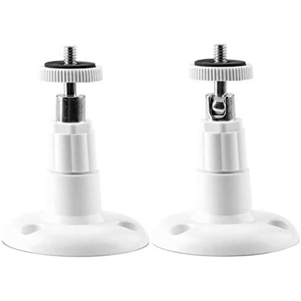 68x95mm 2-pack Väggfäste för Inomhus/Utomhus Säkerhetskamera, Justerbart Takfäste för