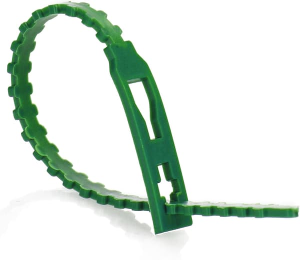 200x Växtbindare - Gröna Växtbindare - Universella Bindare - Blomsterbindare - Binder Buskar och Stabiliserar Växter - 13 cm (13 centimeter)