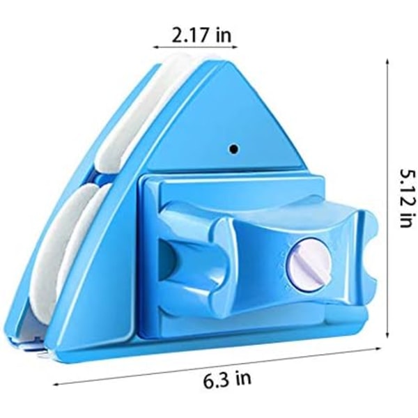 (4-28mm)Dobbeltsidet vinduespudser visker Justerbar magnetisk cle