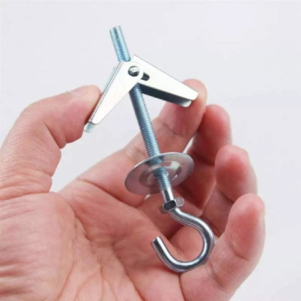 （10 stk.）Heavy Duty Loftskroge Swag Hængende Kroge Toggle Bolt Vinger Krog, til Installation til Suspe