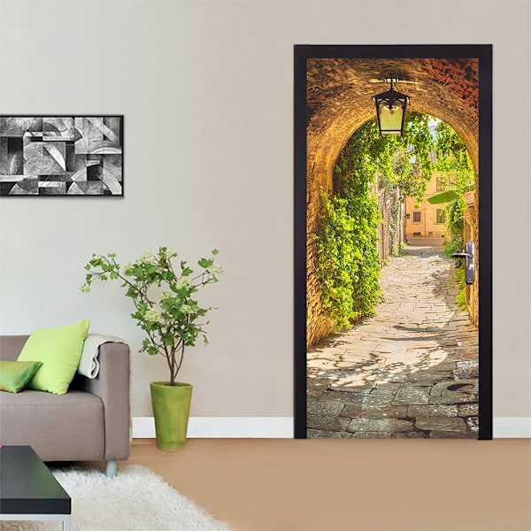 (38,5*200cm*2stk) 3D-effekt plakat dørklistremerke 6