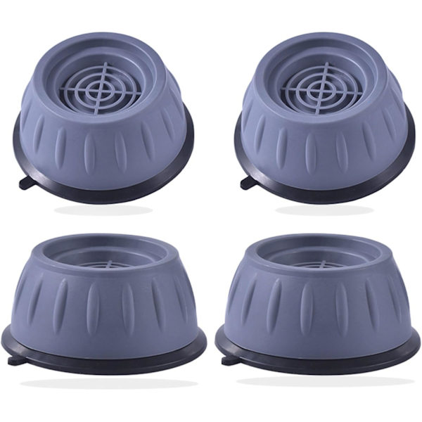 4 stk. Vaskemaskine Fodpuder til Anti-Vibration Anti-Gå, Støjreducerende Anti-Slip Anti-Vibration Gummi Vaskemaskine