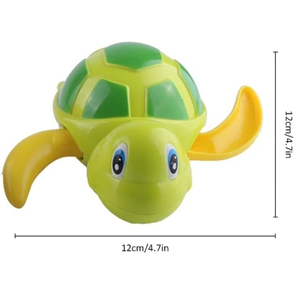 Baby Wind Up Badkarsleksaker Simsköldpadda Badkar T