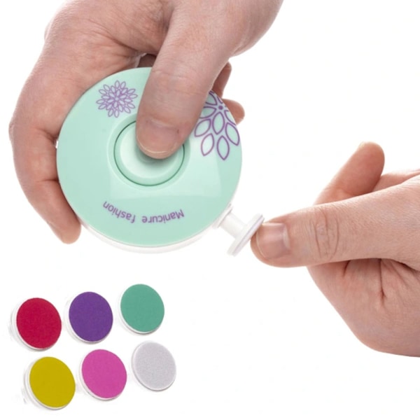 Elektrisk nagelfil för bebis - Rosa