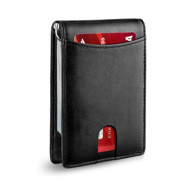 Pung med pengeklips blokerende etui mod bank hacking -
