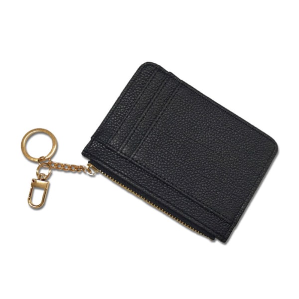 Dame Slim Front Pocket Lommebok Kortholder Kredittkort Hol