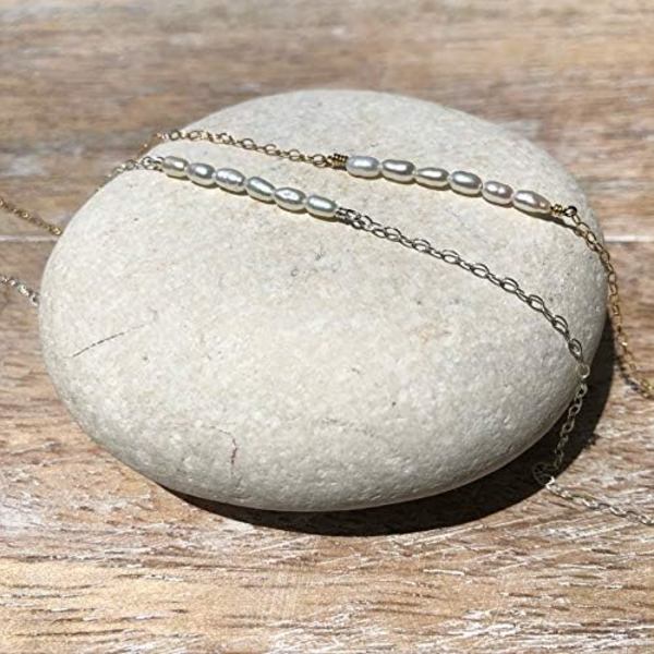 10 stk. Kvinders Guld Ankelkæde Boho Delikat Håndlavet Forgyldt Slank Strand Perle Fodkæde Ankelarmbånd Justerbar W