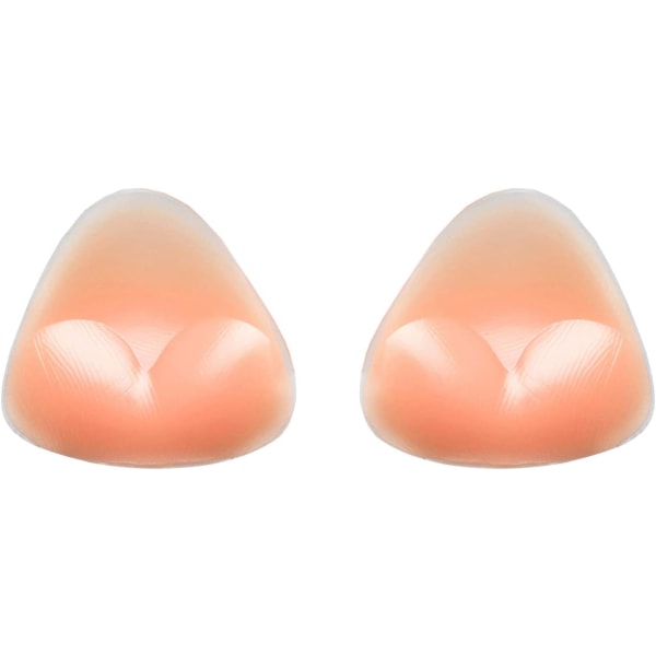 (2)1 par silikon brystinnlegg Myk silikon BH-innlegg Bryst brystinnlegg Forsterkere pus