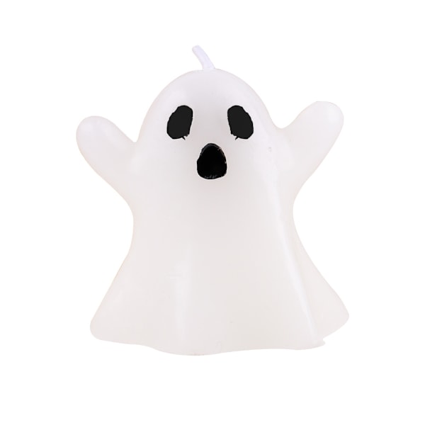 12 st Halloween Spöklyktor, Spöklyktor i Vit, Flytande Ljus, Halloween Dekorativa Bordljus, Vita Droppfria
