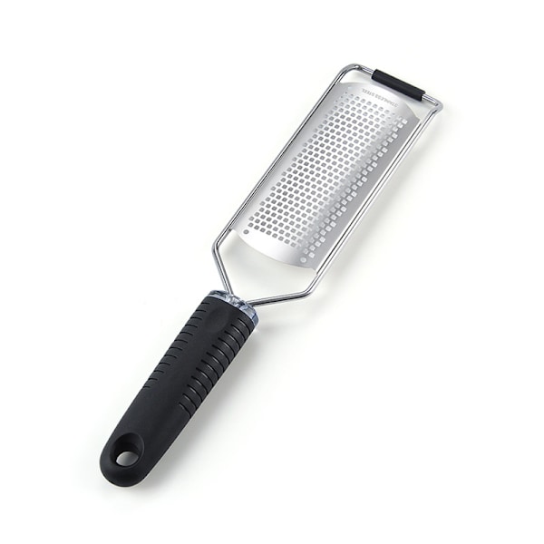 Manuelt Rivejern & Citrus Zester Premium Klassisk Skarpt Rustfrit Stål Zester Rivejern, ideelt til Parmesan, Hård Ost, Ingefær, Chokolade, Muskatnød a
