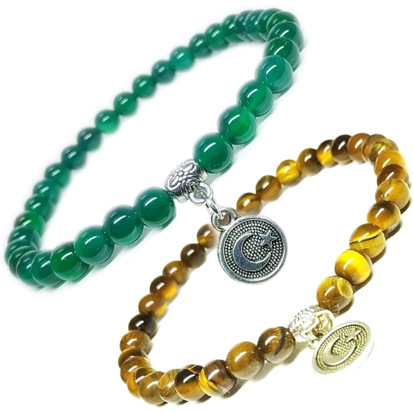 Bönearmband med 33 pärlor, Tasbih-armband, islamiska smycken, muslimska gåvor, Dhikr-pärlor, Eid-gåvor, Ramadan