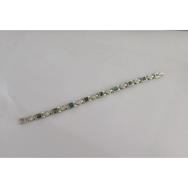Magnetiske armbånd for kvinner, leddgikt smertelindring, sølv